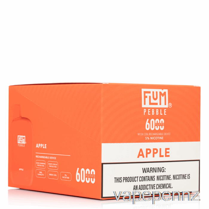 [10-Pack] Flum Pebble 6000 Disposable VAPE NZ